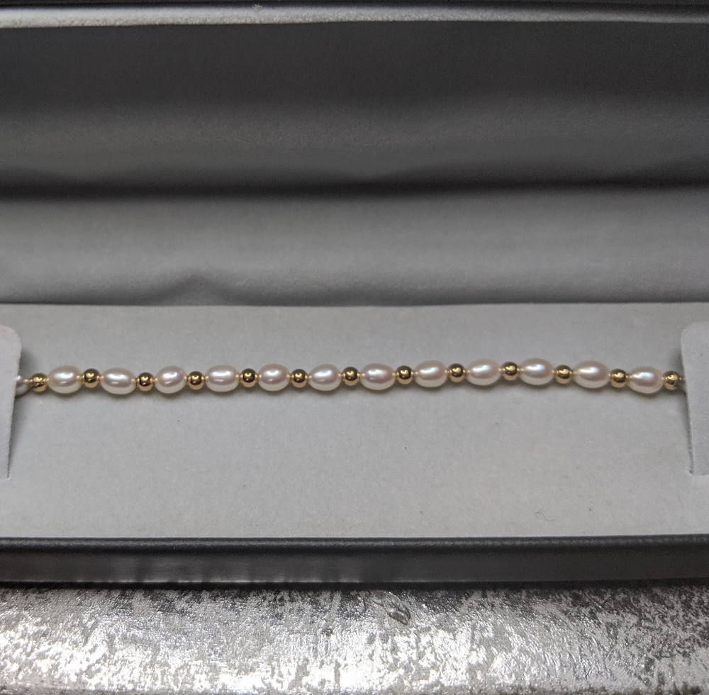 14K Gold & Pearl ❤️ - Picture 4 of 6
